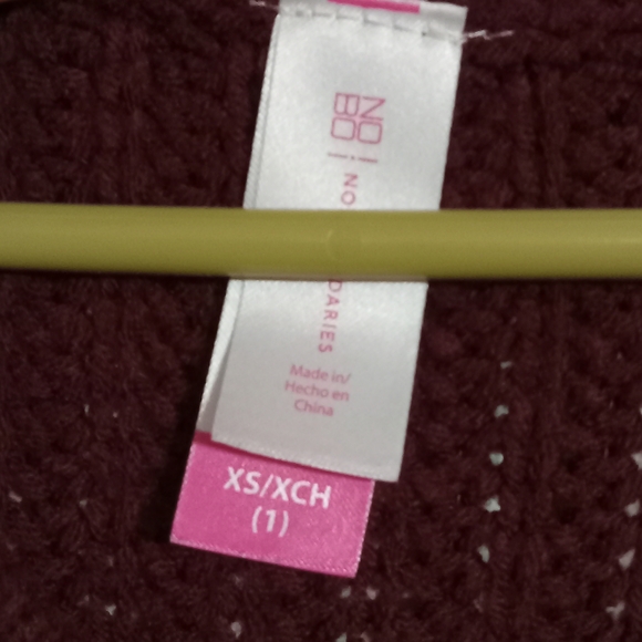 NOBO Maroon Sweater Dress - Picture 2 of 3